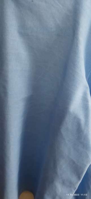 Фотография покупателя товара Блузка для девочки, цвет голубой, рост 146 см - Фото 2