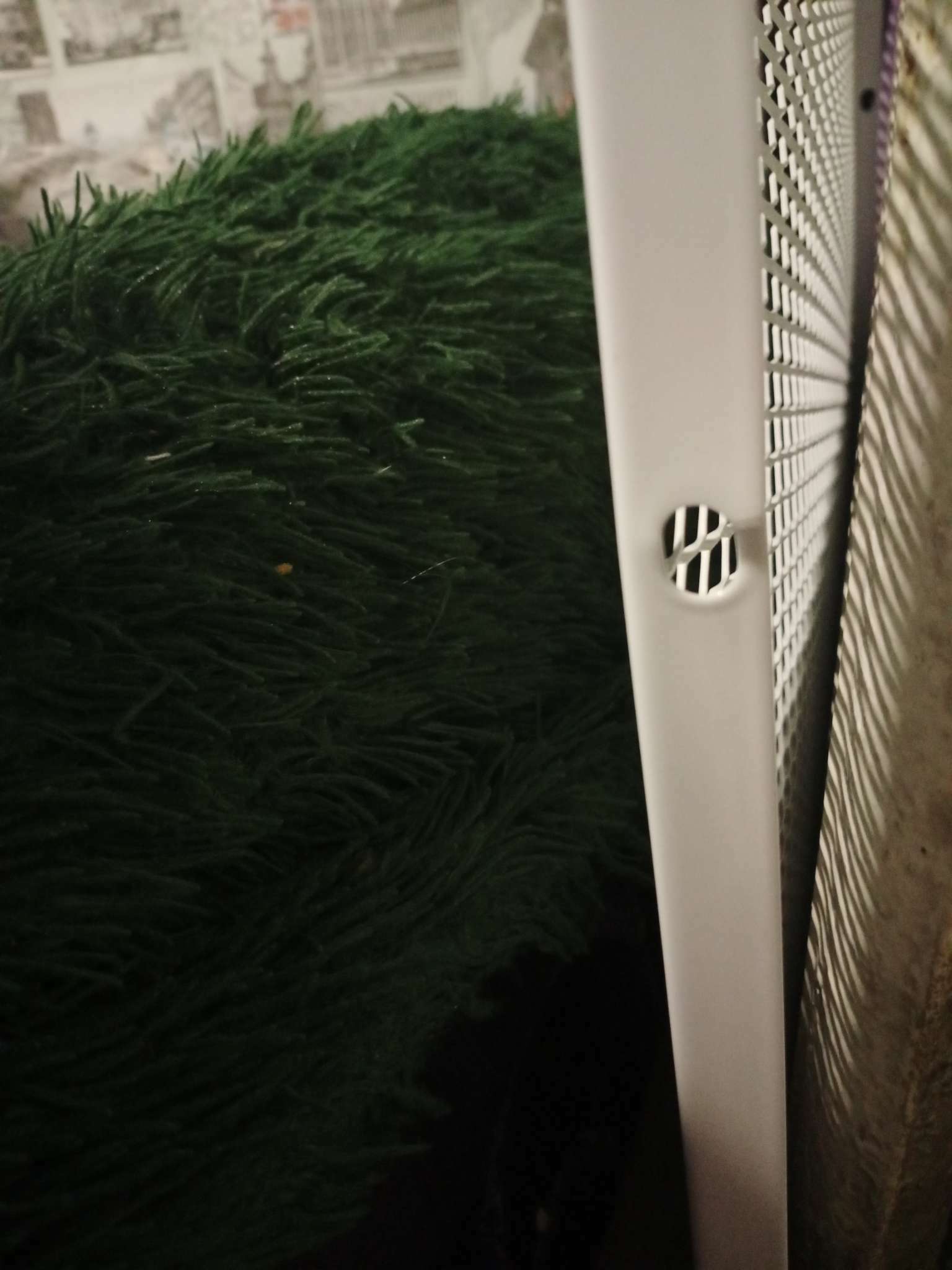Фотография покупателя товара Экран на чугунный радиатор, 590 х 610 х 142 мм, 6 секций, металлический, белый