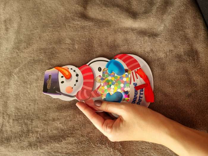 Фотография покупателя товара Конфетти «Снеговик», кругляши цветные, 14 г - Фото 3