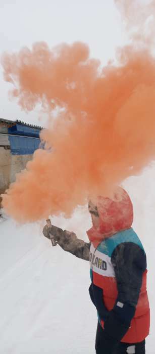 Фотография покупателя товара Цветной дым оранжевый, заряд 1,75 дюйма, МАКСИ, очень высокая интенсивность, 30 сек, 11,5 см - Фото 46