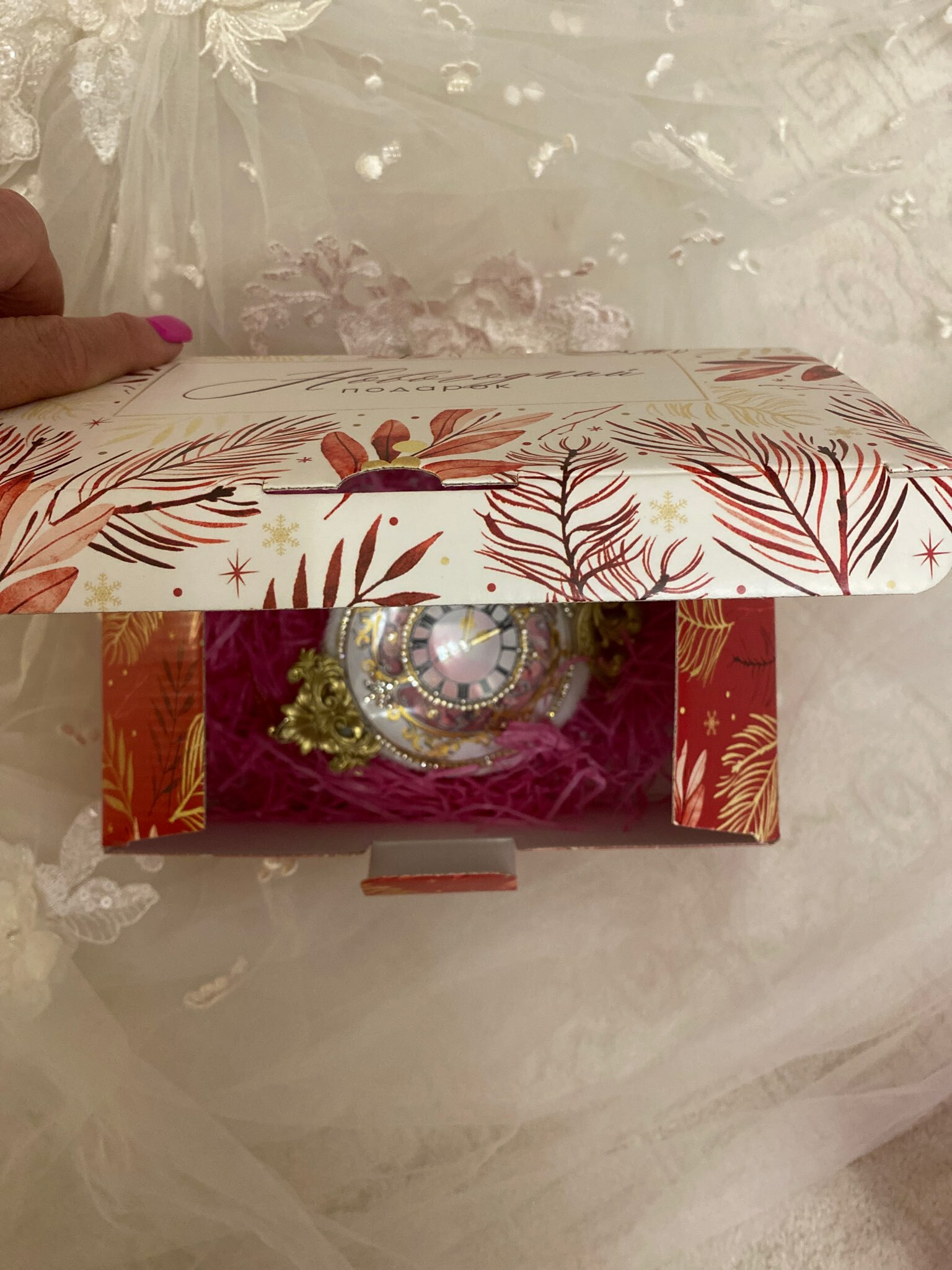 Фотография покупателя товара Складная коробка «Волшебство», 22 х 15 х 10 см, Новый год