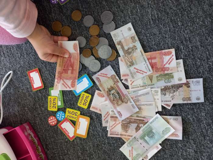 Фотография покупателя товара Игровой набор «Мои первые деньги»