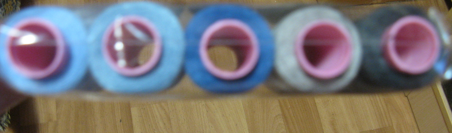 Фотография покупателя товара Набор ниток «Радуга», 40/2, 200 м, 5 шт, цвет разноцветный - Фото 2