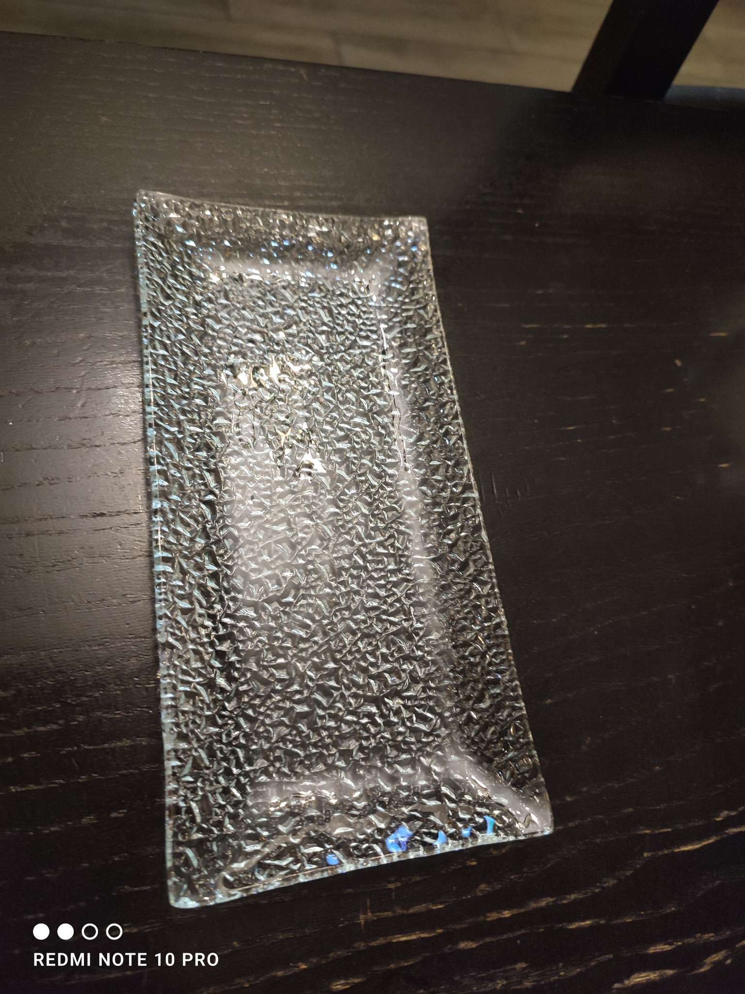 Фотография покупателя товара Блюдо стеклянное сервировочное Доляна «Текстура», 19,5×9,5 см, прямоугольное