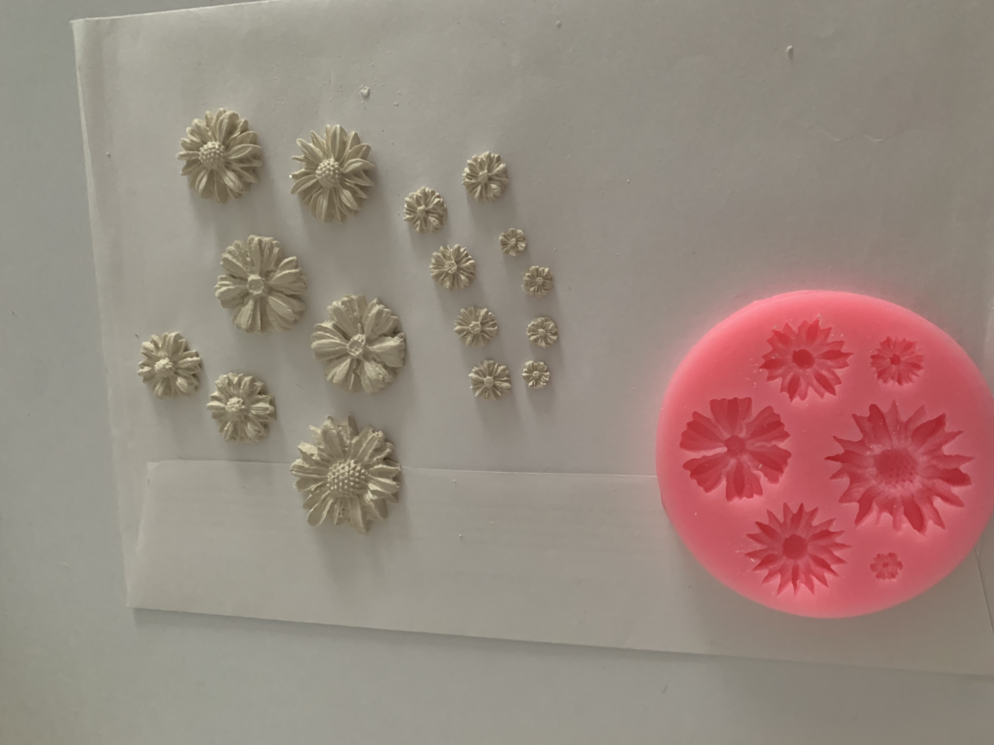 Фотография покупателя товара Молд для заливки Доляна «Цветы», силикон, d=7.5 см, розовый - Фото 12