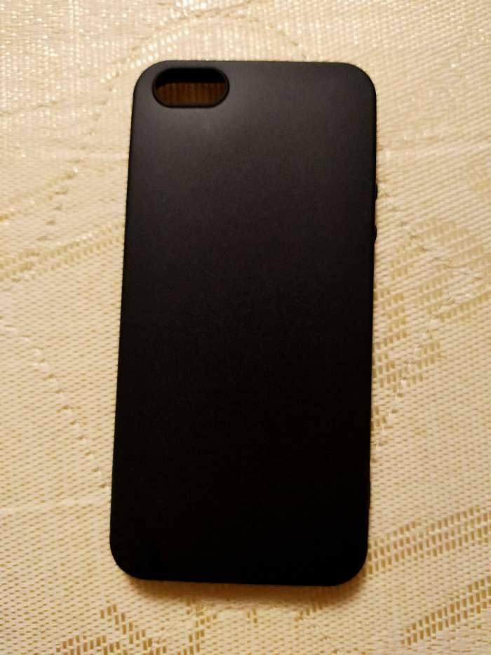 Фотография покупателя товара Чехол Innovation, для iPhone 5/5S/SE (2016), силиконовый, матовый, черный