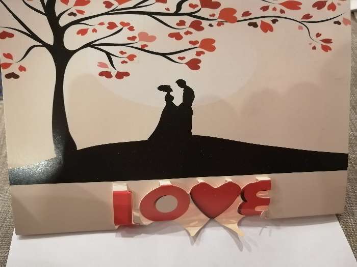 Фотография покупателя товара Аппликация - открытка 3D «Love», из ЕVA