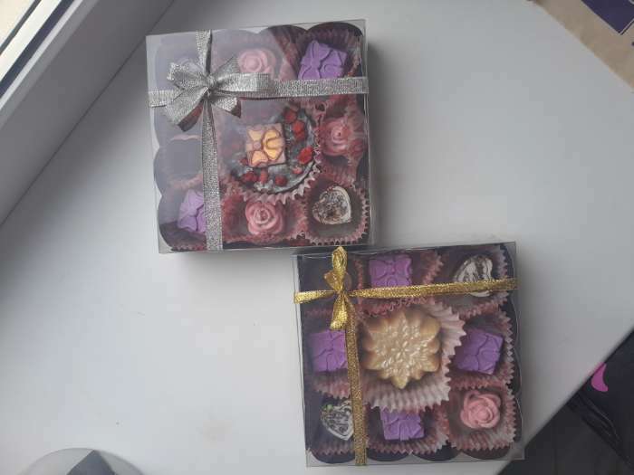 Фотография покупателя товара Коробка для печенья «Новогодние игрушки», 12×12×3 - Фото 11