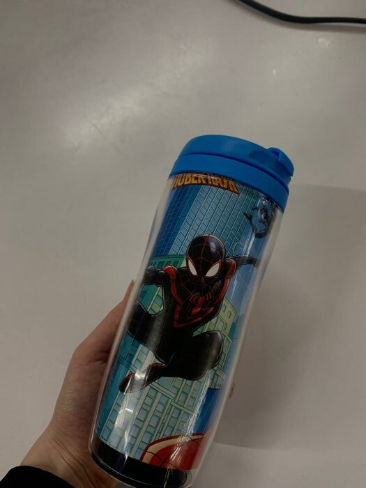 Фотография покупателя товара Термостакан, 350 мл "Супер-мен", Человек-паук