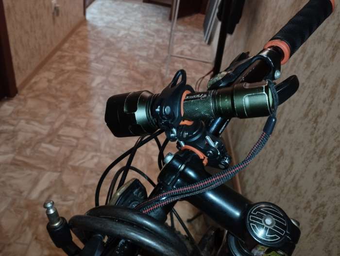 Фотография покупателя товара Крепление для велосипедного фонаря и насоса, 10 х 5.6 см - Фото 6