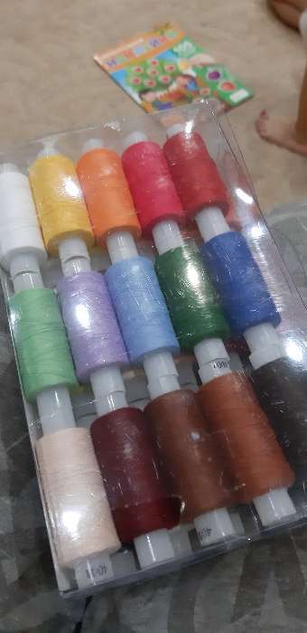 Фотография покупателя товара Набор ниток 40ЛШ, 200 м, 30 шт, цвет разноцветный