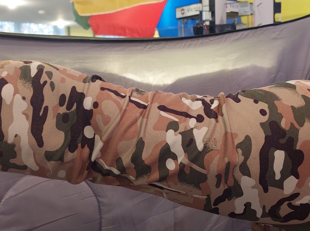 Фотография покупателя товара Спальный мешок туристический, 220 х 75 см, до -20 градусов, 700 г/м2, цвет мха - Фото 5