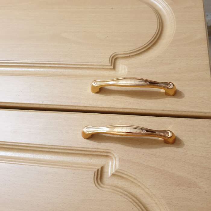 Фотография покупателя товара Ручка мебельная ТУНДРА РС194GP, м/о 96 мм, цвет золото - Фото 1