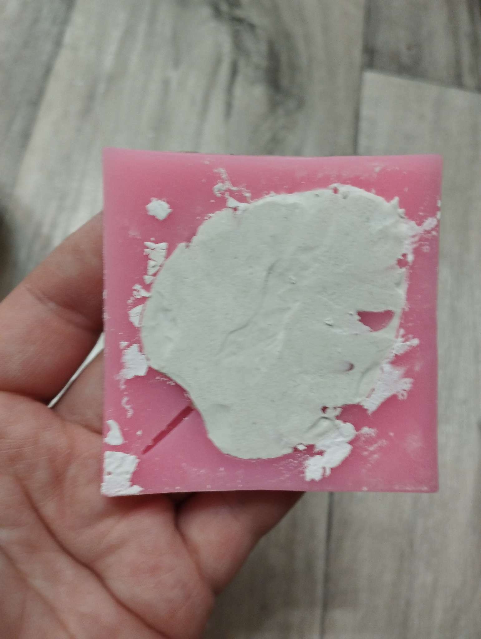 Фотография покупателя товара Молд Доляна «Лист.Тропики», силикон, 6,5×6,5 см, цвет розовый - Фото 6