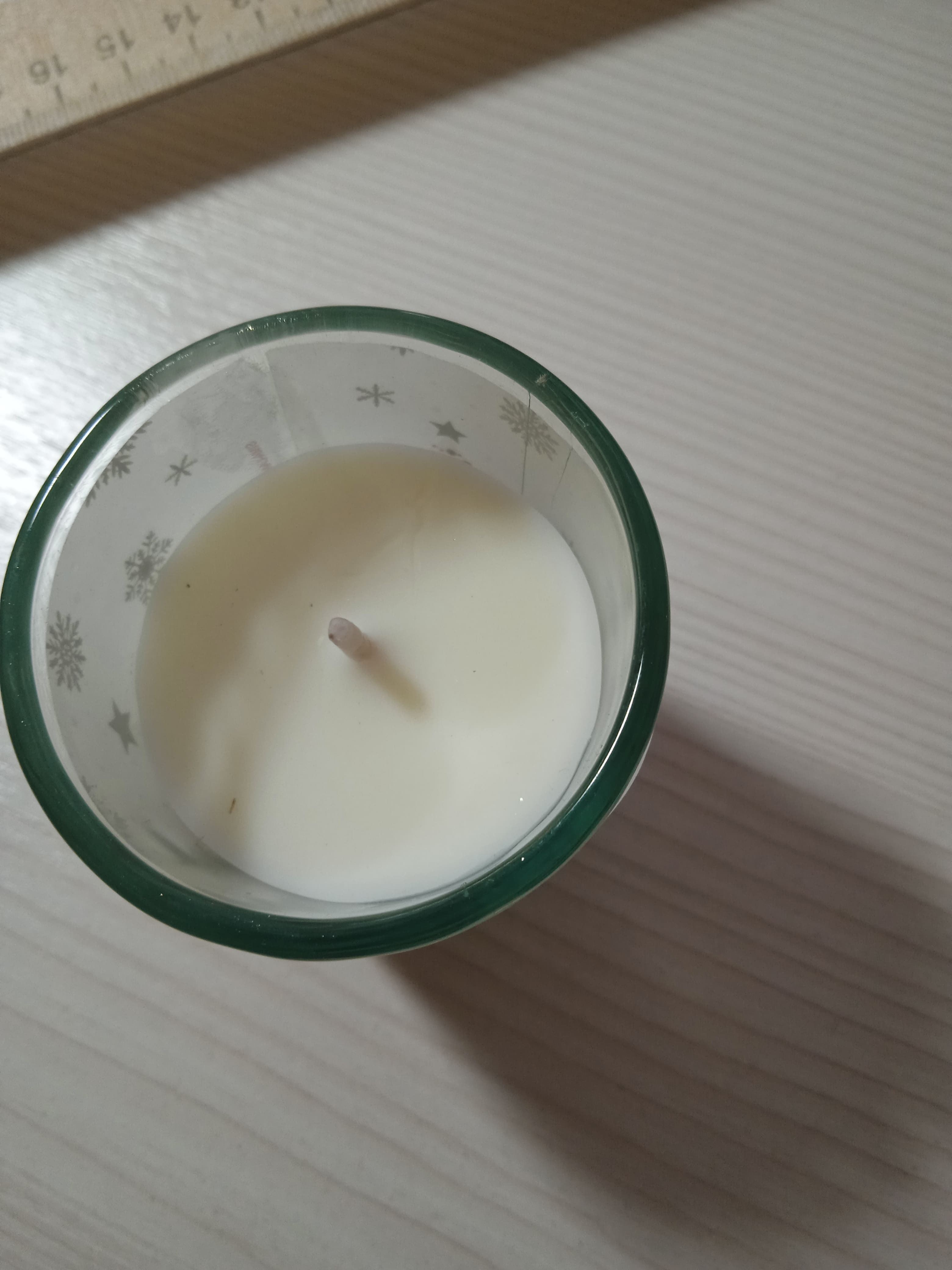 Фотография покупателя товара Новогодняя свеча в стакане «Зимнего волшебства», аромат ваниль