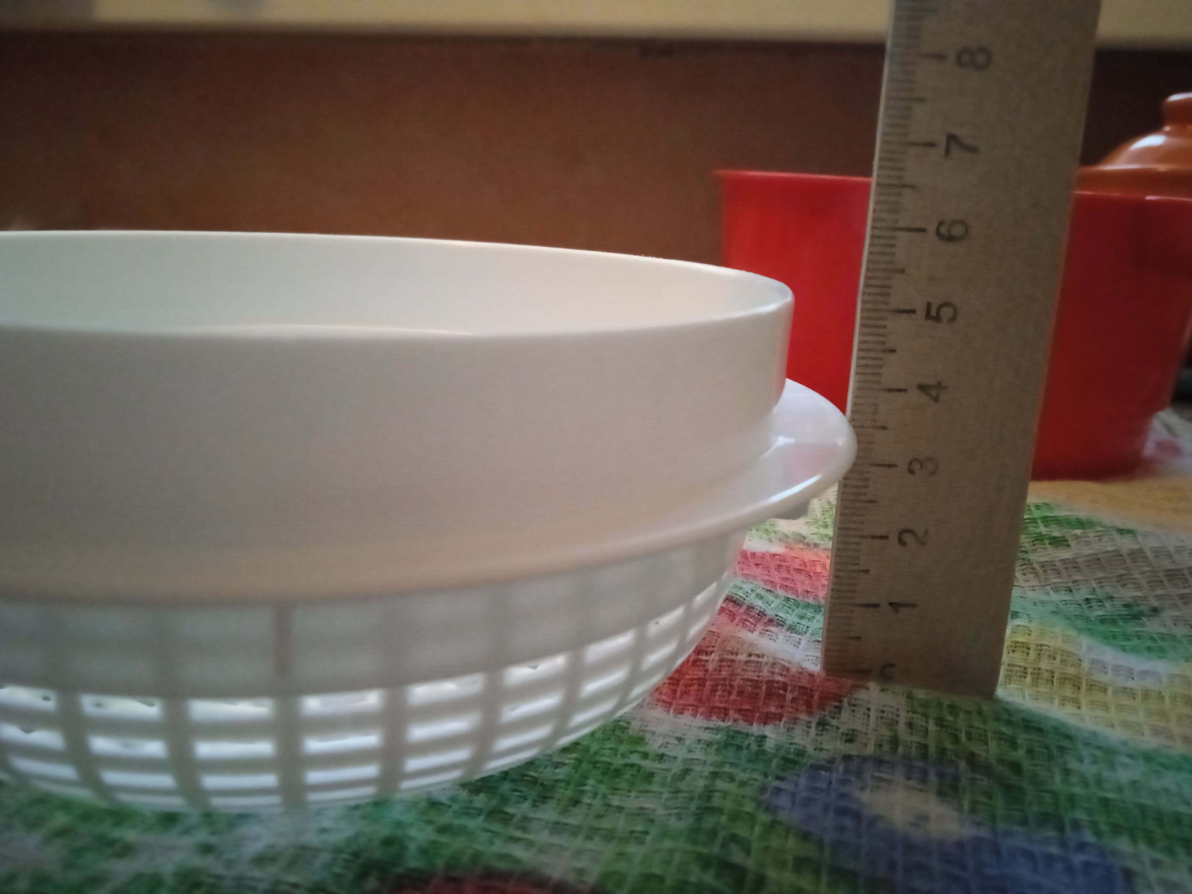 Фотография покупателя товара Сыродельница «Мини», d=12 см, внешний d=14 см, цвет красный - Фото 4