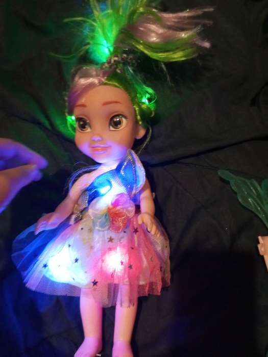 Фотография покупателя товара Кукла интерактивная «Сказочная фея», свет, звук - Фото 3