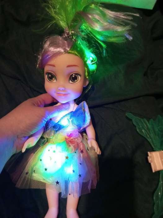 Фотография покупателя товара Кукла интерактивная «Сказочная фея», свет, звук - Фото 5