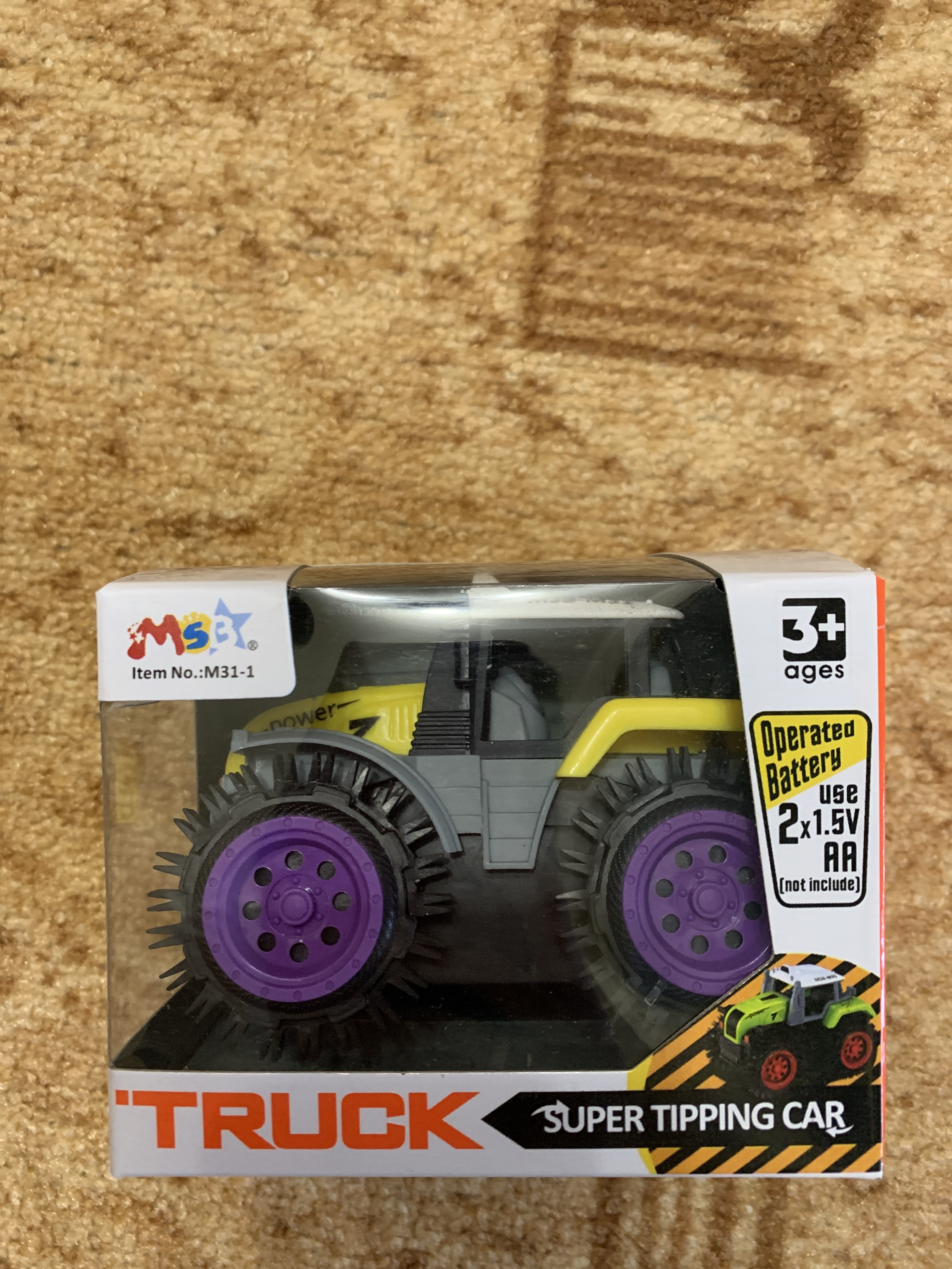 Фотография покупателя товара Трактор-перевёртыш «Хозяин фермы», работает от батареек, МИКС - Фото 2