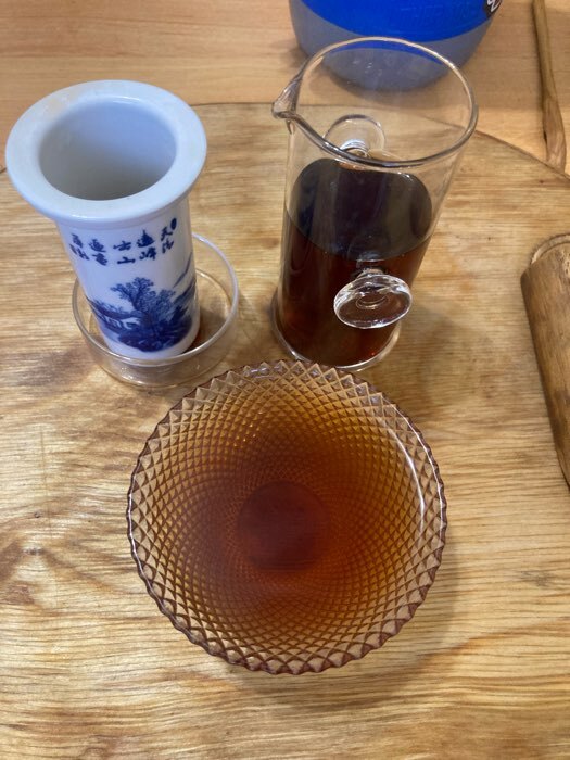 Фотография покупателя товара Стеклянная колба для заваривания чая «Горный пейзаж», 200 мл, 7×6×10,7 см, рисунок МИКС