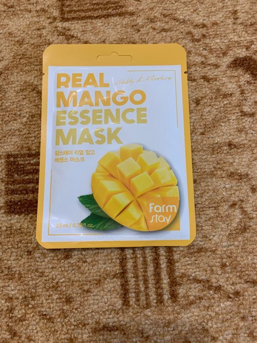 Фотография покупателя товара Тканевая маска для лица FarmStay, с экстрактом манго, 23 мл - Фото 5