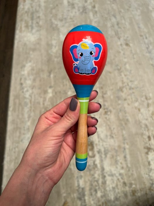 Фотография покупателя товара Маракас «Слонёнок» 20 × 6 см - Фото 2