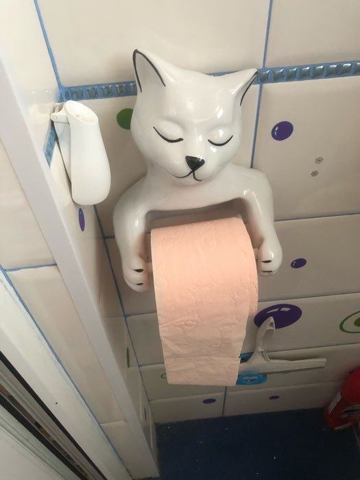Фотография покупателя товара Держатель для туалетной бумаги "Кошка" 26х23х14см - Фото 8