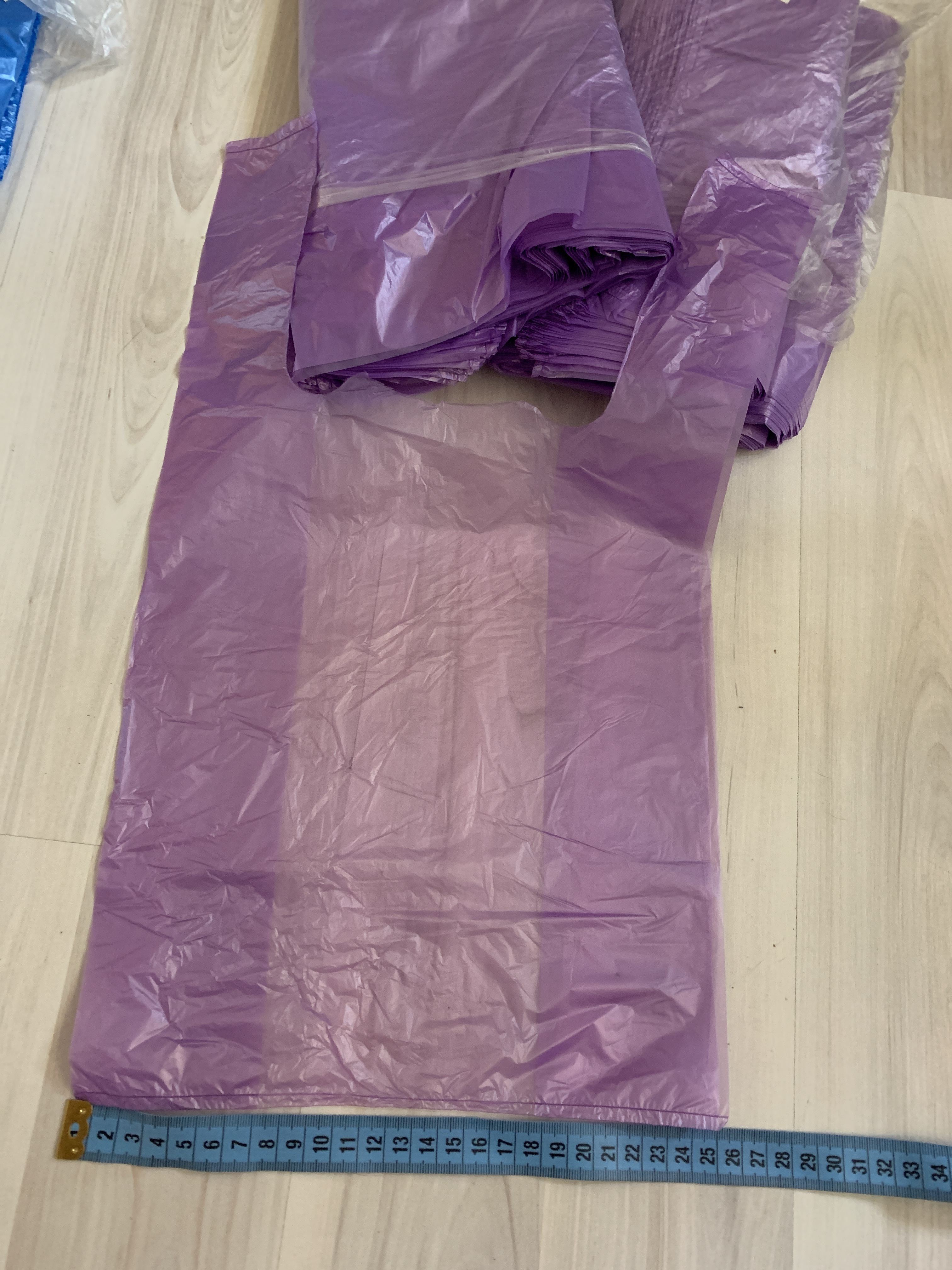 Фотография покупателя товара Пакет "Фиолетовый", полиэтиленовый, майка, 25 х 45 см, 10 мкм - Фото 10