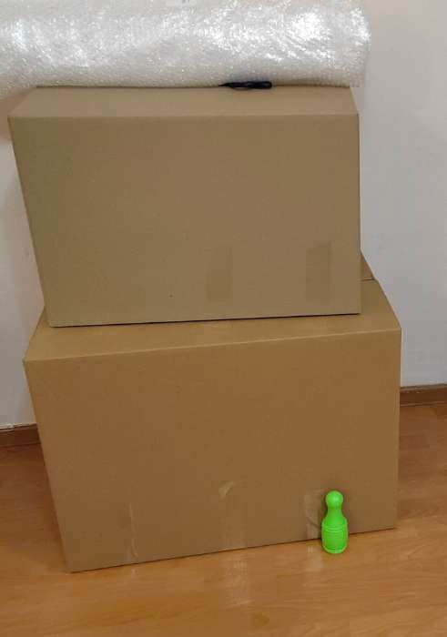 Фотография покупателя товара Коробка складная, бурая, 70 х 50 х 50 см - Фото 1