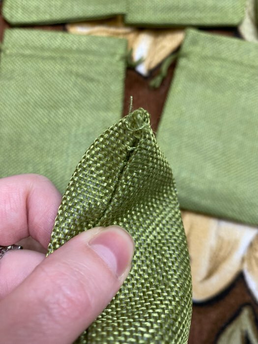 Фотография покупателя товара Холщовый мешочек для украшений, подарков и трав, текстиль «Эко», зелёный, 10×14 см - Фото 16