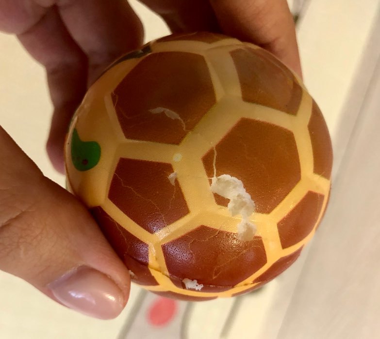 Фотография покупателя товара Мяч мягкий «Звери», 6,3 см, виды МИКС - Фото 3