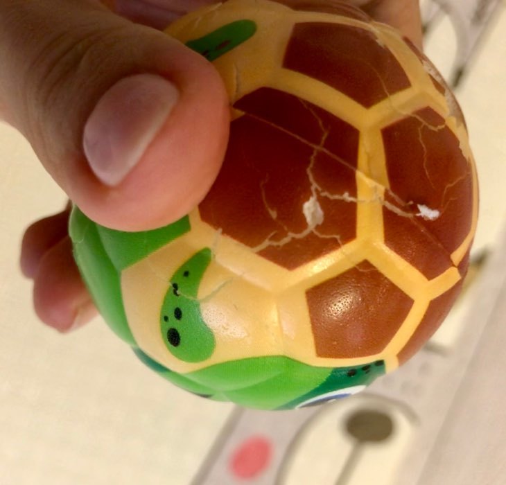 Фотография покупателя товара Мяч мягкий «Звери», 6,3 см, виды МИКС - Фото 2