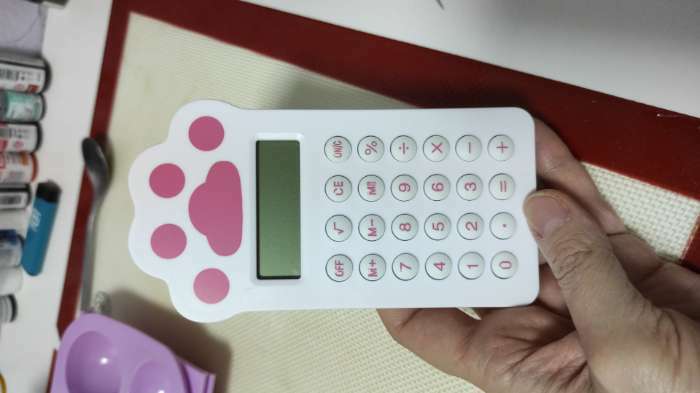 Фотография покупателя товара Калькулятор настольный 08-разрядный Лапка