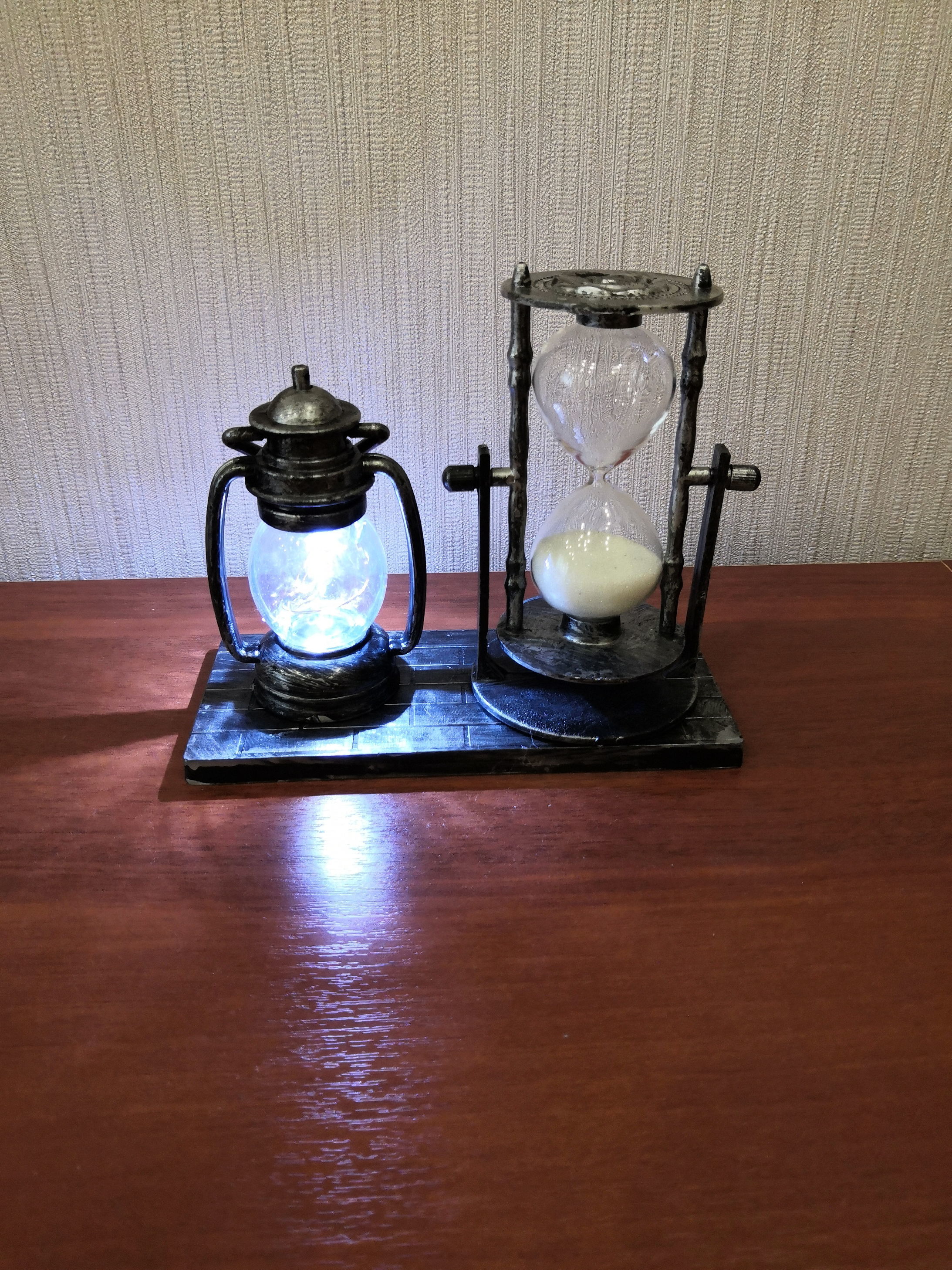 Фотография покупателя товара Песочные часы "Керосин", сувенирные, 15.5 х 6.5 х 12.5 см - Фото 15