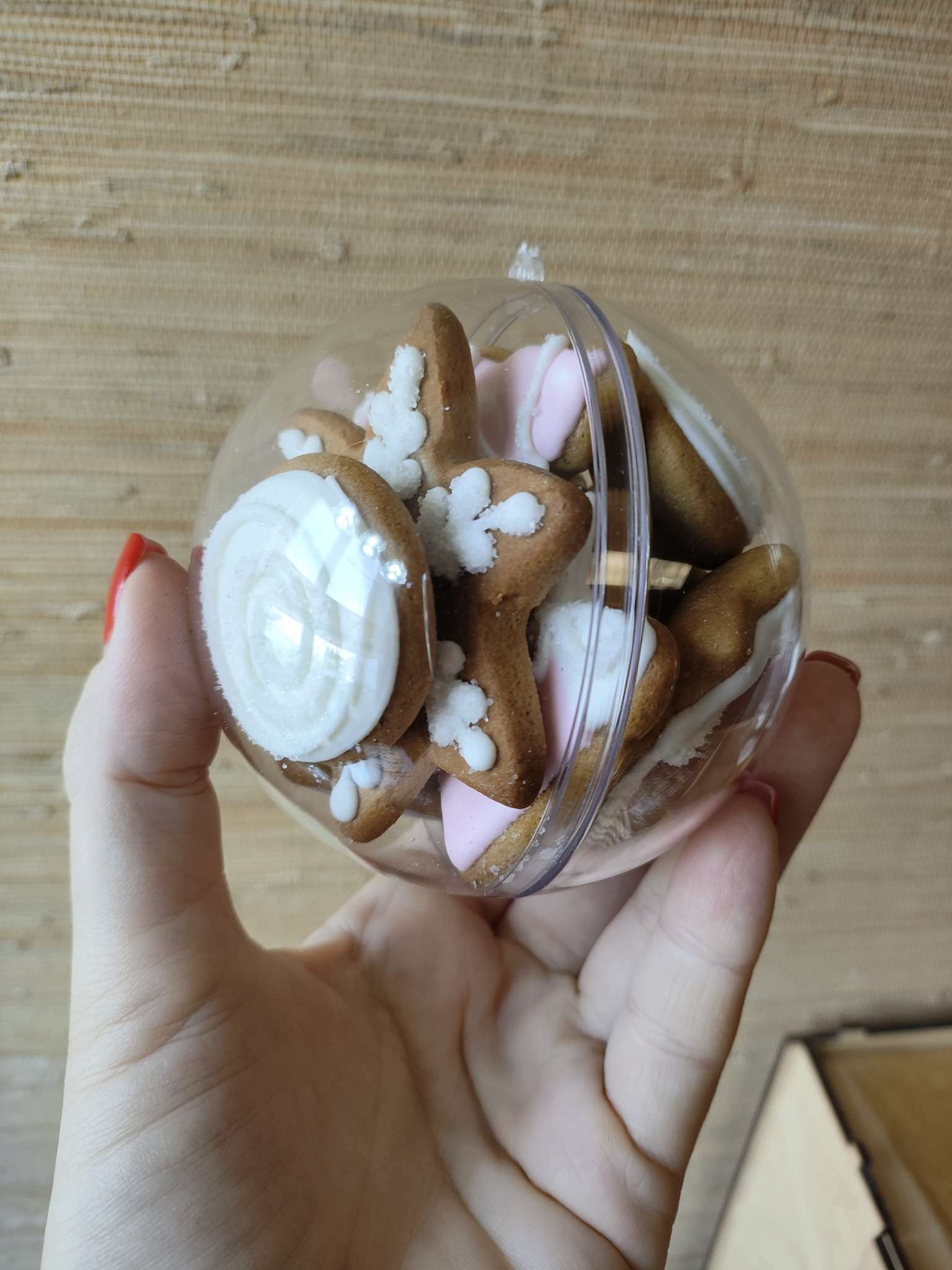 Фотография покупателя товара Ёлочный шар, заготовка для творчества, диаметр 9 см, набор 3 шт. - Фото 10