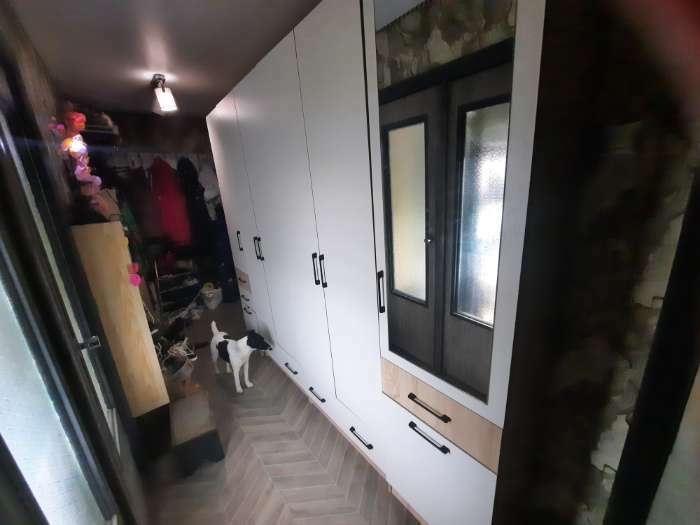 Фотография покупателя товара Шкаф двухстворчатый «Денвер», 800×380×2150 мм, Дуб сонома/Белый - Фото 6