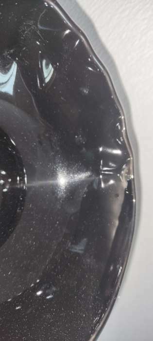 Фотография покупателя товара Салатник керамический «Обсидиан», 16.5 х 7 см, 900 мл, цвет чёрный - Фото 1