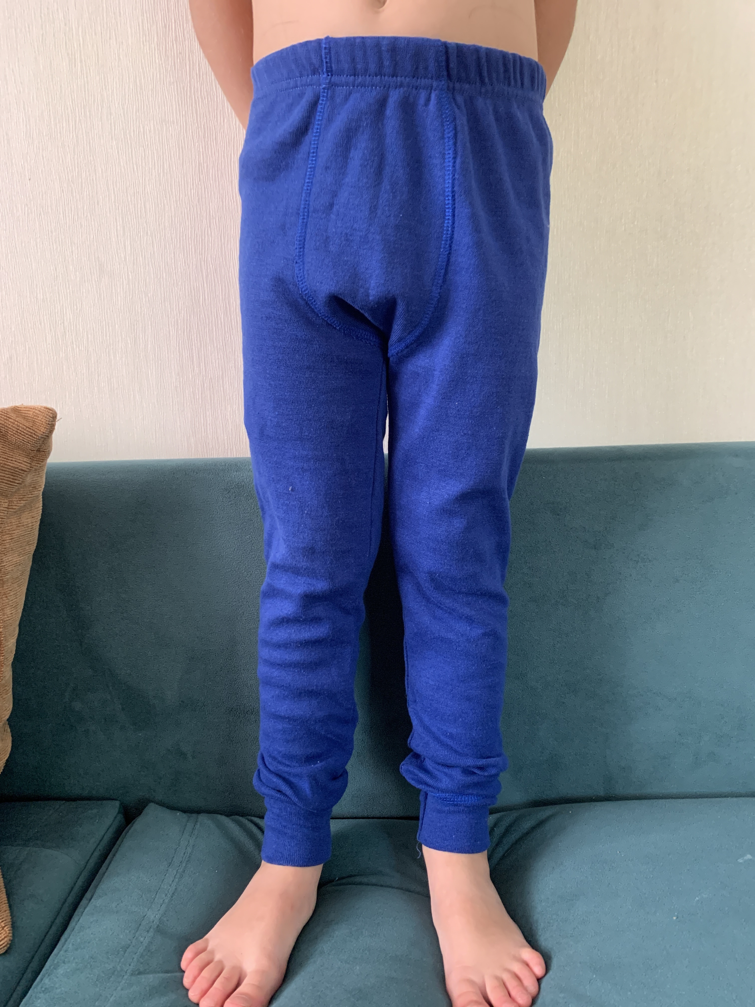 Фотография покупателя товара Кальсоны для мальчика (термо), цвет тёмно-синий, рост 156 см - Фото 3