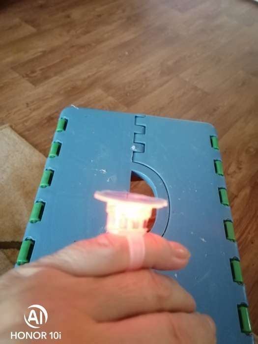 Фотография покупателя товара Кольцо с огоньком "Дракончик" 3х3х3 см - Фото 7