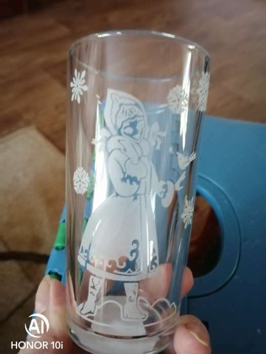 Фотография покупателя товара Стакан стеклянный новогодний «Зимний лес», 250 мл - Фото 3