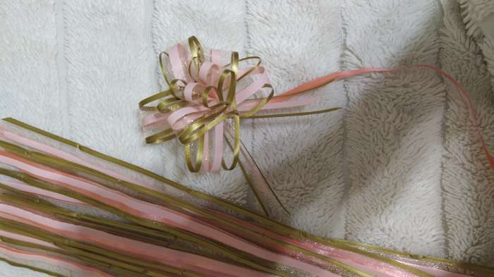 Фотография покупателя товара Подарочный Бант - бабочка № 2.5, синий, для упаковки подарков - Фото 4