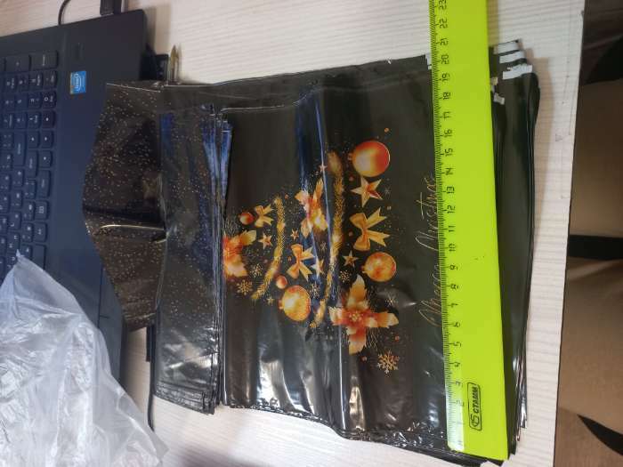 Фотография покупателя товара Пакет "Ёлка желаний", полиэтиленовый с вырубной ручкой, 20х30 см, 30 мкм