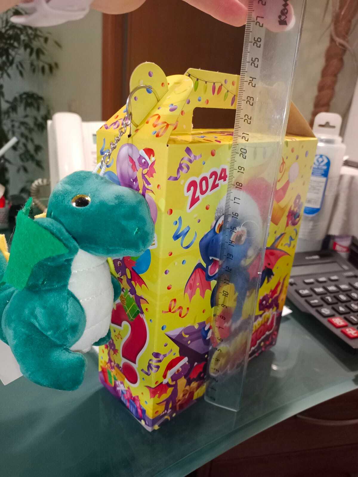 Фотография покупателя товара Мягкая игрушка «Дракончик» на брелоке, 13 см, цвет МИКС - Фото 1