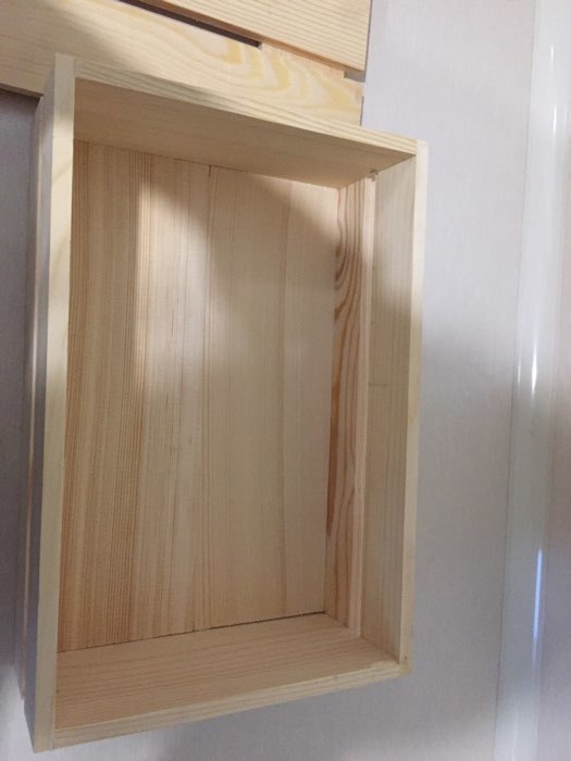 Фотография покупателя товара Ящик деревянный 30×20×10 см подарочный с реечной крышкой