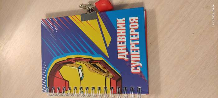 Фотография покупателя товара Записная книжка на замочке А6, «Дневник супергероя», 50 листов, Мстители - Фото 1