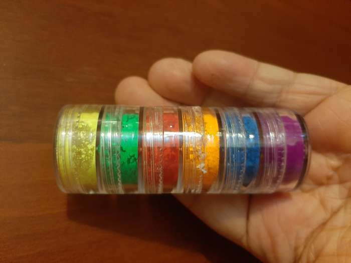 Фотография покупателя товара Пигмент для ногтей, набор 6 баночек, 3 гр, разноцветный - Фото 21