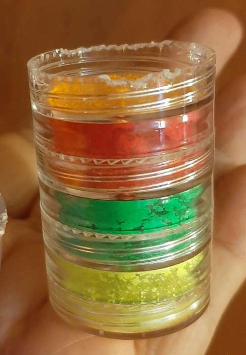Фотография покупателя товара Пигмент для ногтей, набор 6 баночек, 3 гр, разноцветный - Фото 22