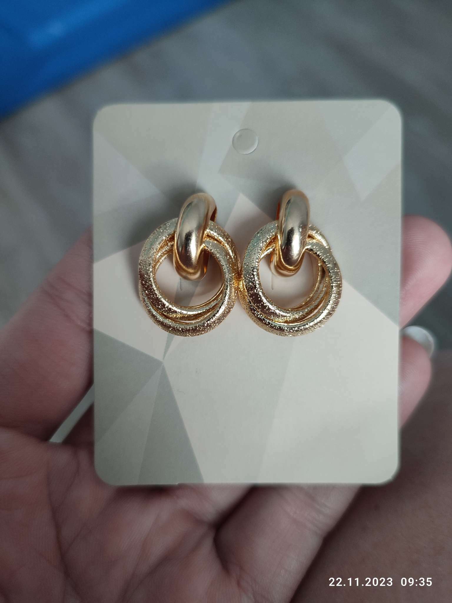 Фотография покупателя товара Серьги металл «Фьюче» круги плетения, цвет серебро - Фото 9