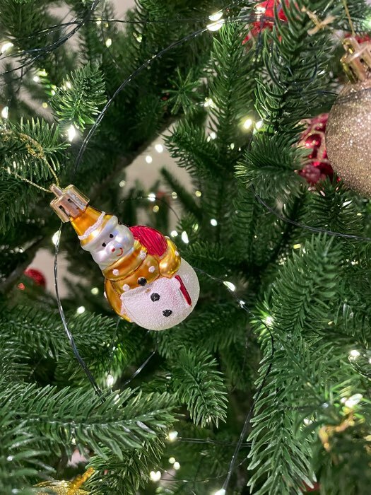 Фотография покупателя товара Ёлочные игрушки 4 шт. «Дружные снеговички», 3.5×6 см, МИКС - Фото 11