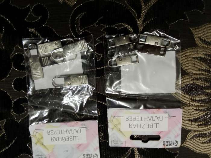 Фотография покупателя товара Пуллер для молнии, металлический, 3.7 см × 1.1 см, 5 шт., цвет серебряный - Фото 1